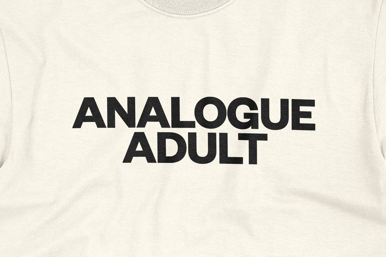 Points Studio Med Analogue Adult Tshirt