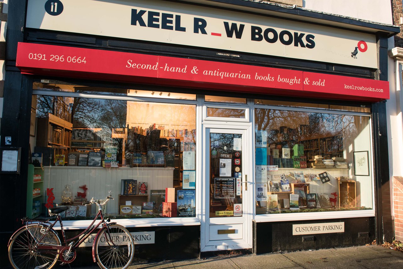Points Projects Keel Row Books Brand Identity Shop Exterior