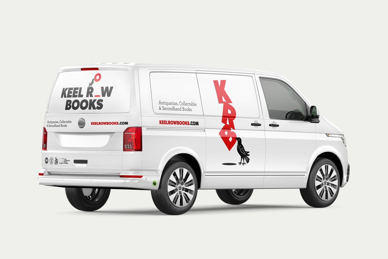 Points Projects Keel Row Books Brand Identity Van Livery Sticker