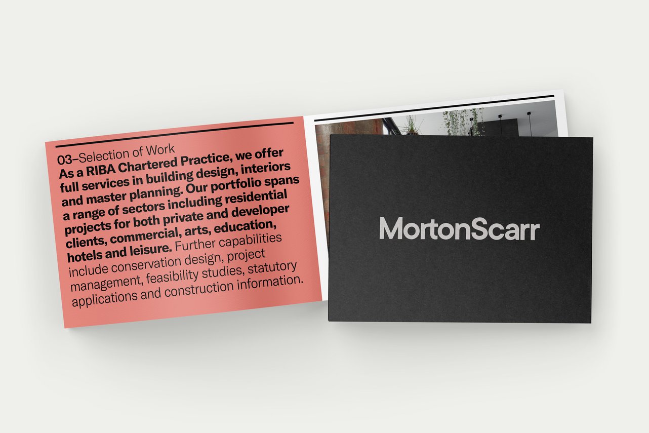 Points Projects Mortonscarr Brand Identity Print Brochure 0