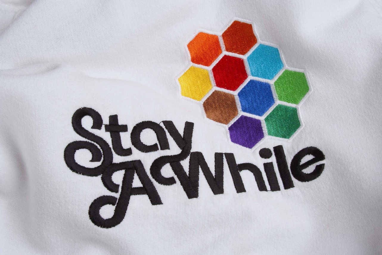 Points Projects Northern Irish Tourist Board Brand Identity Campaign Logo Embroidery