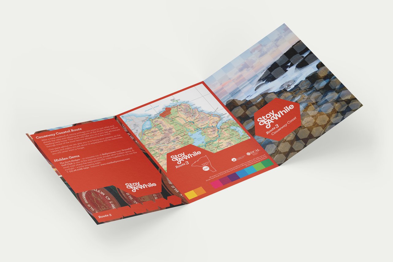 Points Projects Northern Irish Tourist Board Brand Identuty Campaign Route3 Brochure
