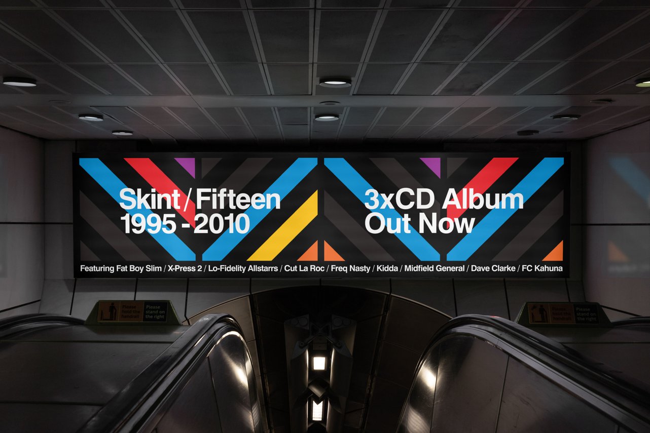 Points Projects Skint Brand Campaign Billboard Music Packaging