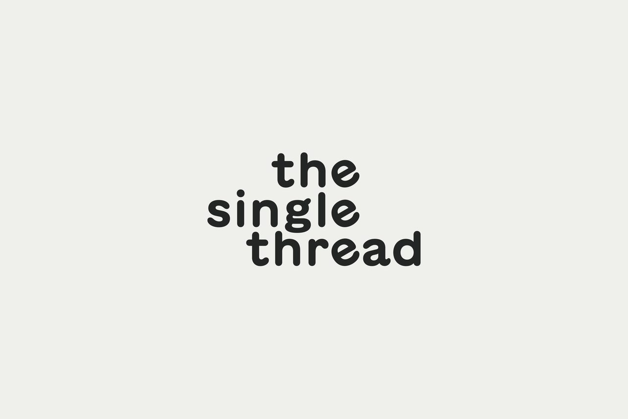 Points Projects The Single Thread Brand Identity Logo